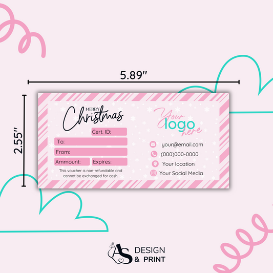 Certificado de regalo edición navideña