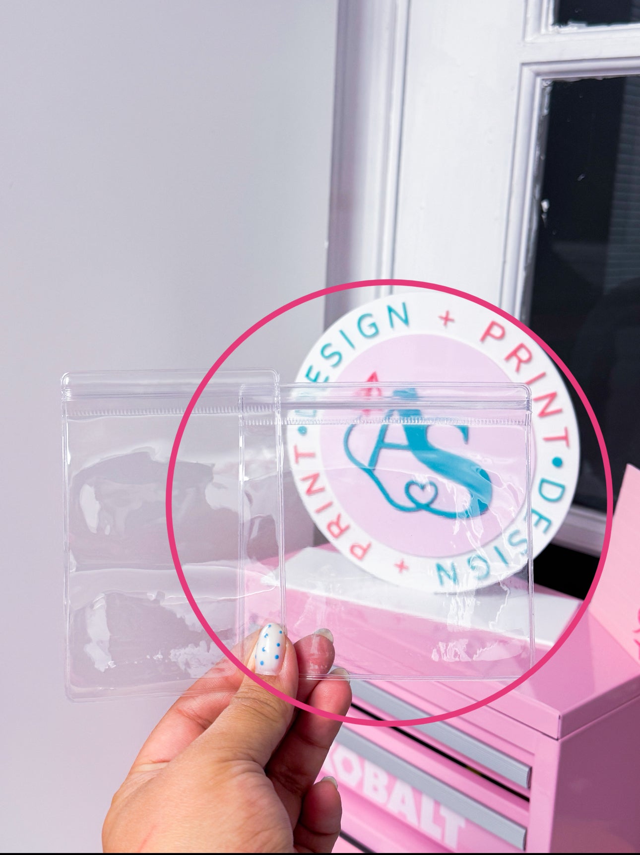 Plastic jewelry bags