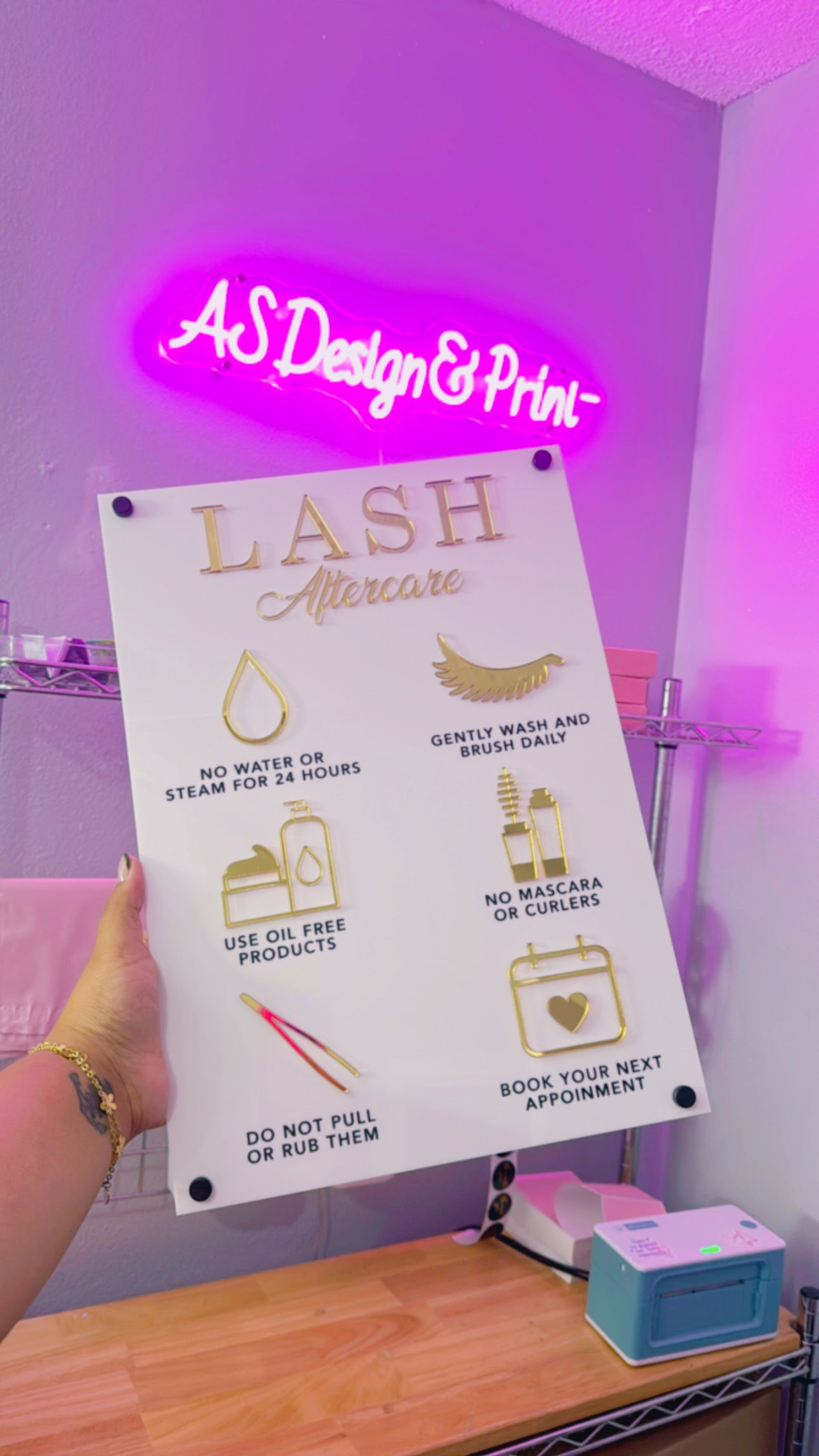 Lash Aftercare Cuadro