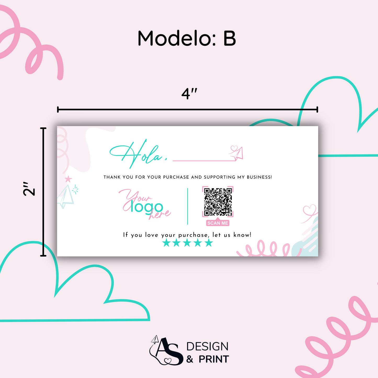 Tarjetas de agradecimiento