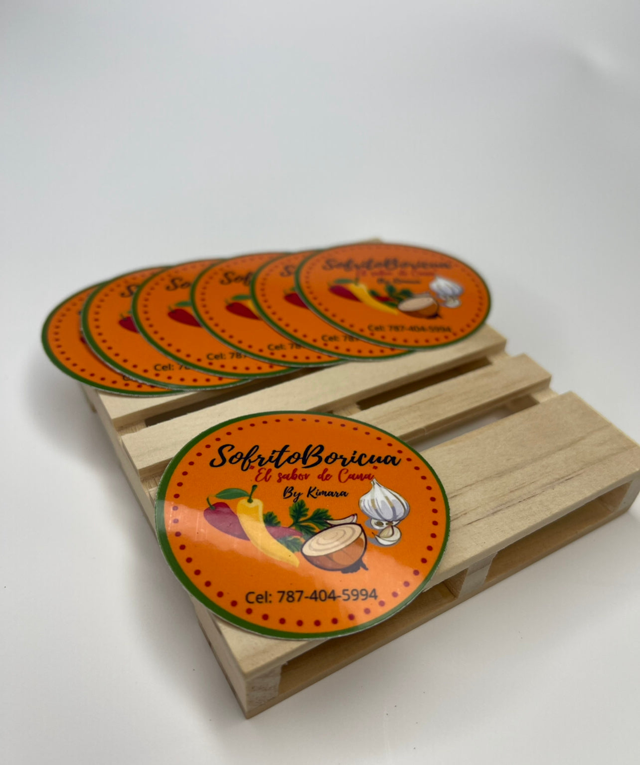 Sticker Circulares 2" Glossy Waterproof