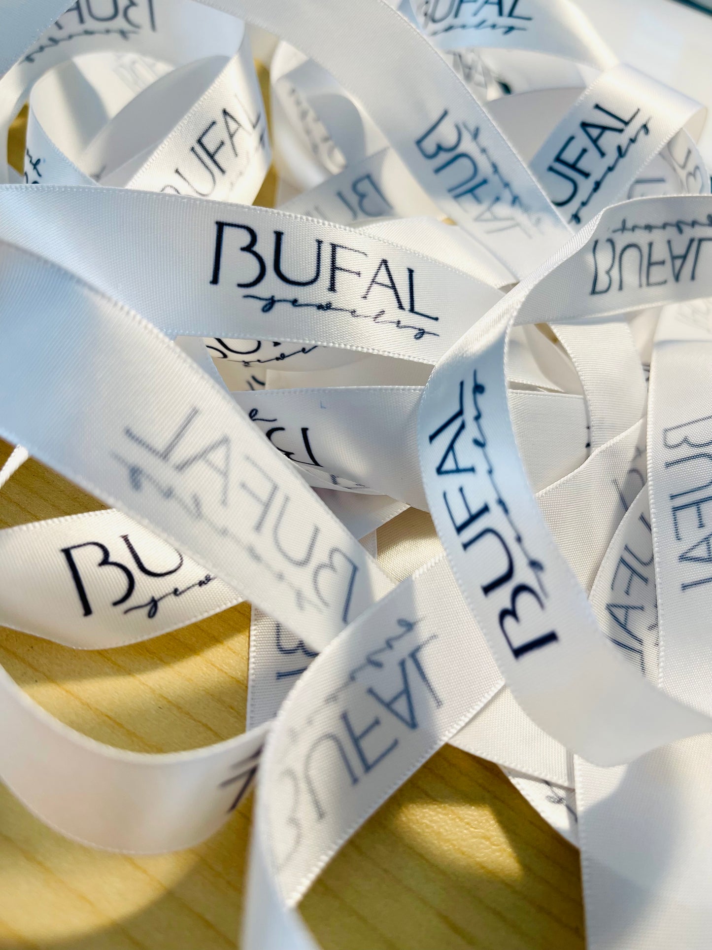 Cinta de satin personalizada