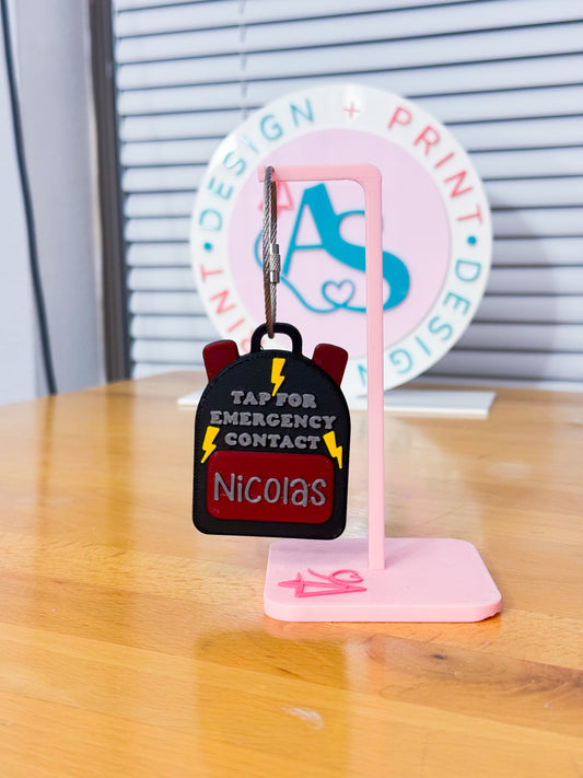 Emergency keychain
