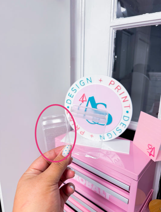 Plastic jewelry bags