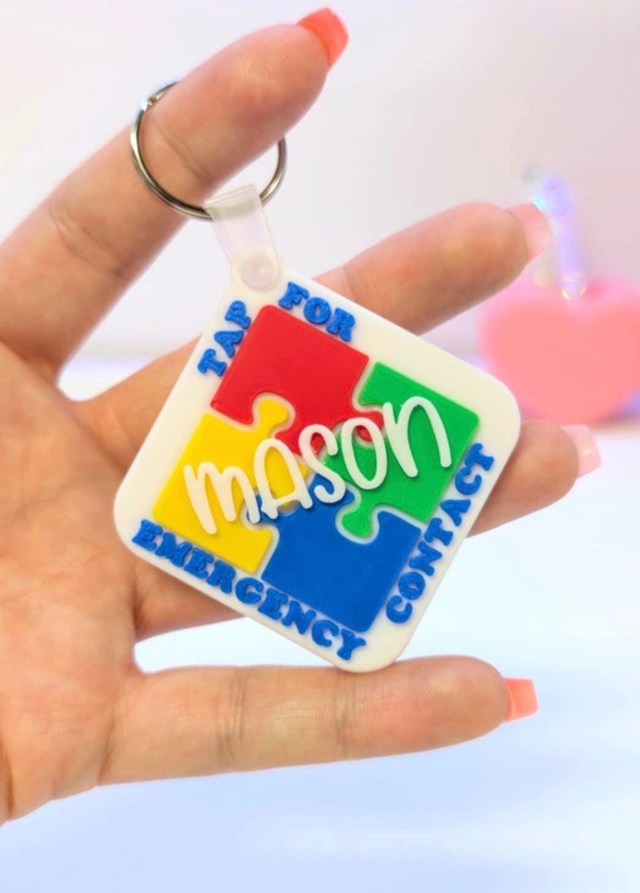 Emergency keychain
