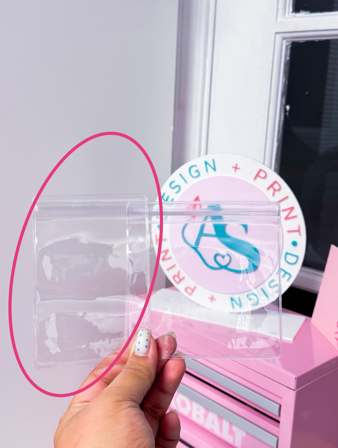 Plastic jewelry bags