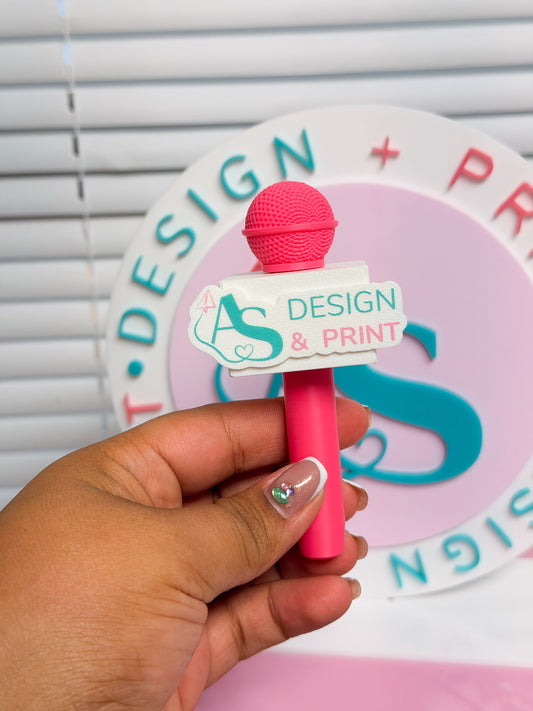 🎤 Mini Micrófono Personalizado 3D