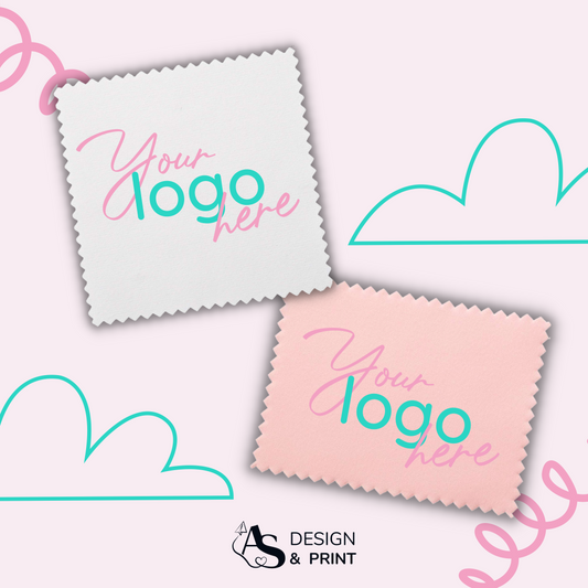Paños de joyería personalizados
